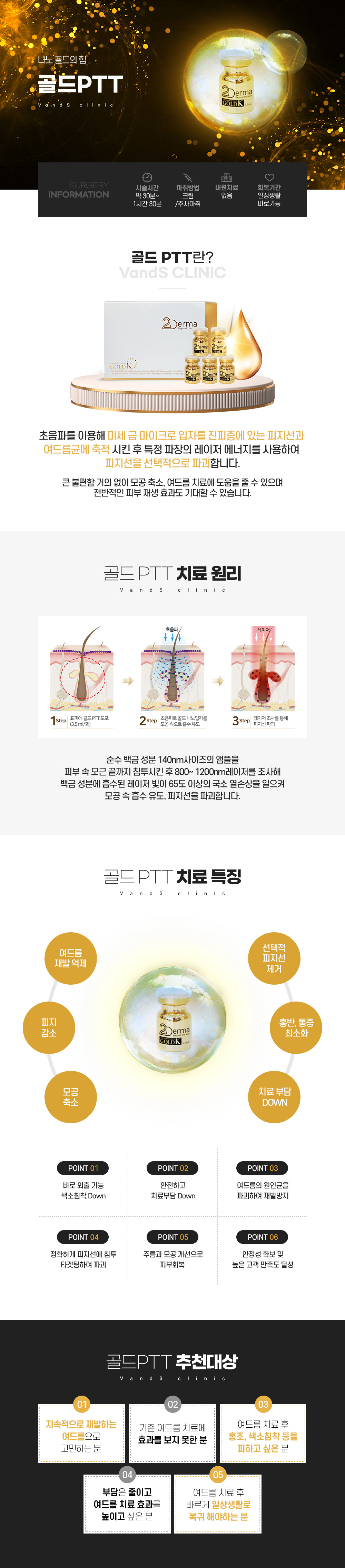 골드PTT 여드름 패키지 시술안내 이미지1